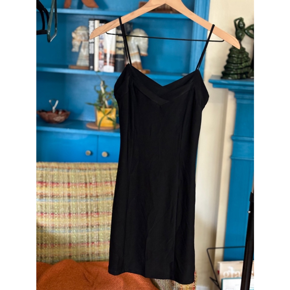Y2K vintage Women's Joinus Black Dress Size S